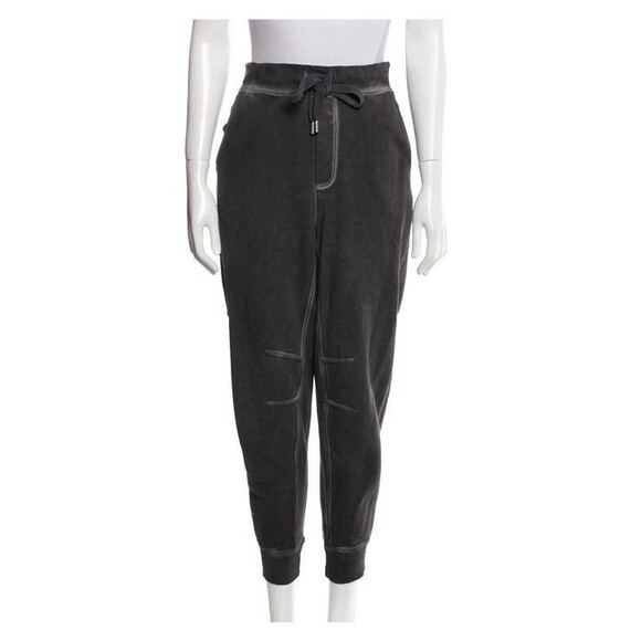 Veronica Beard Preslee cotton sweatpants - charcoal size S - Picture 3 of 9